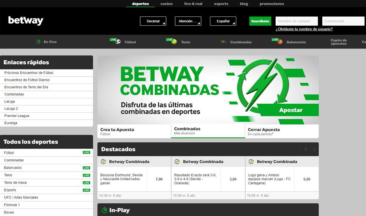 Betway online