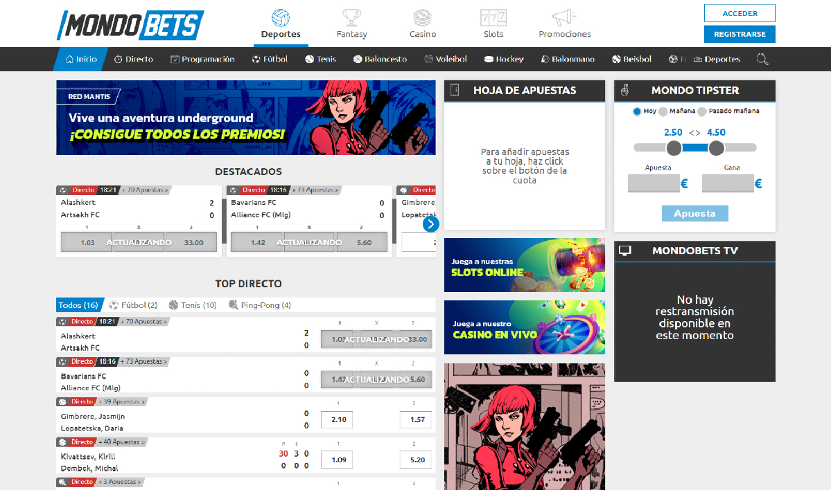 mondobets online