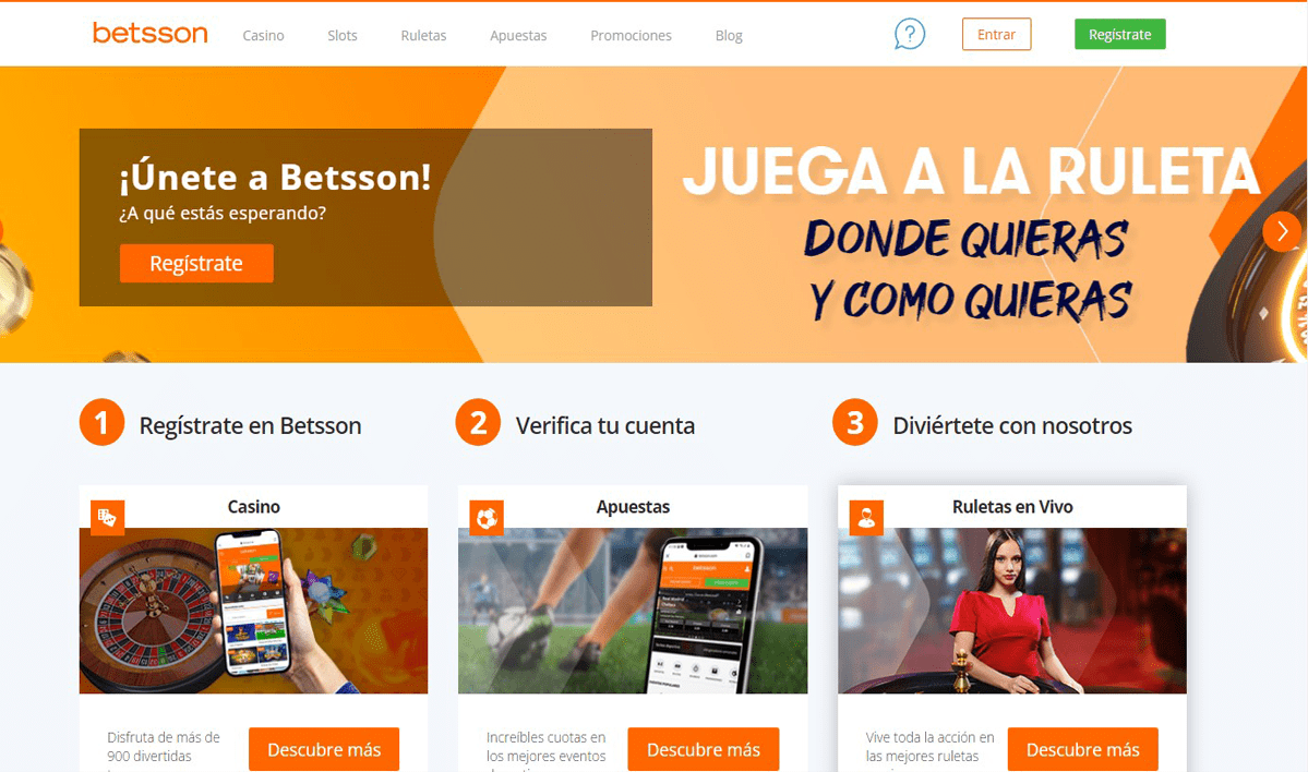 Betsson casino y apuestas deportivas online