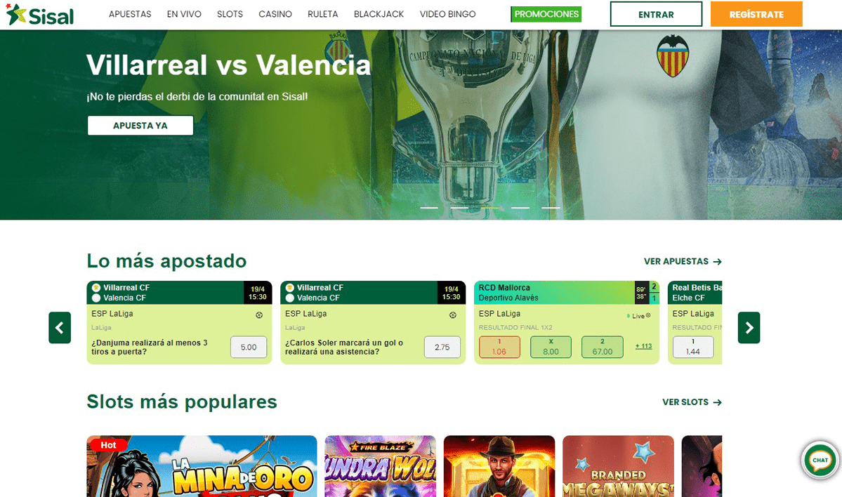 Sisal apuestas deportivas online